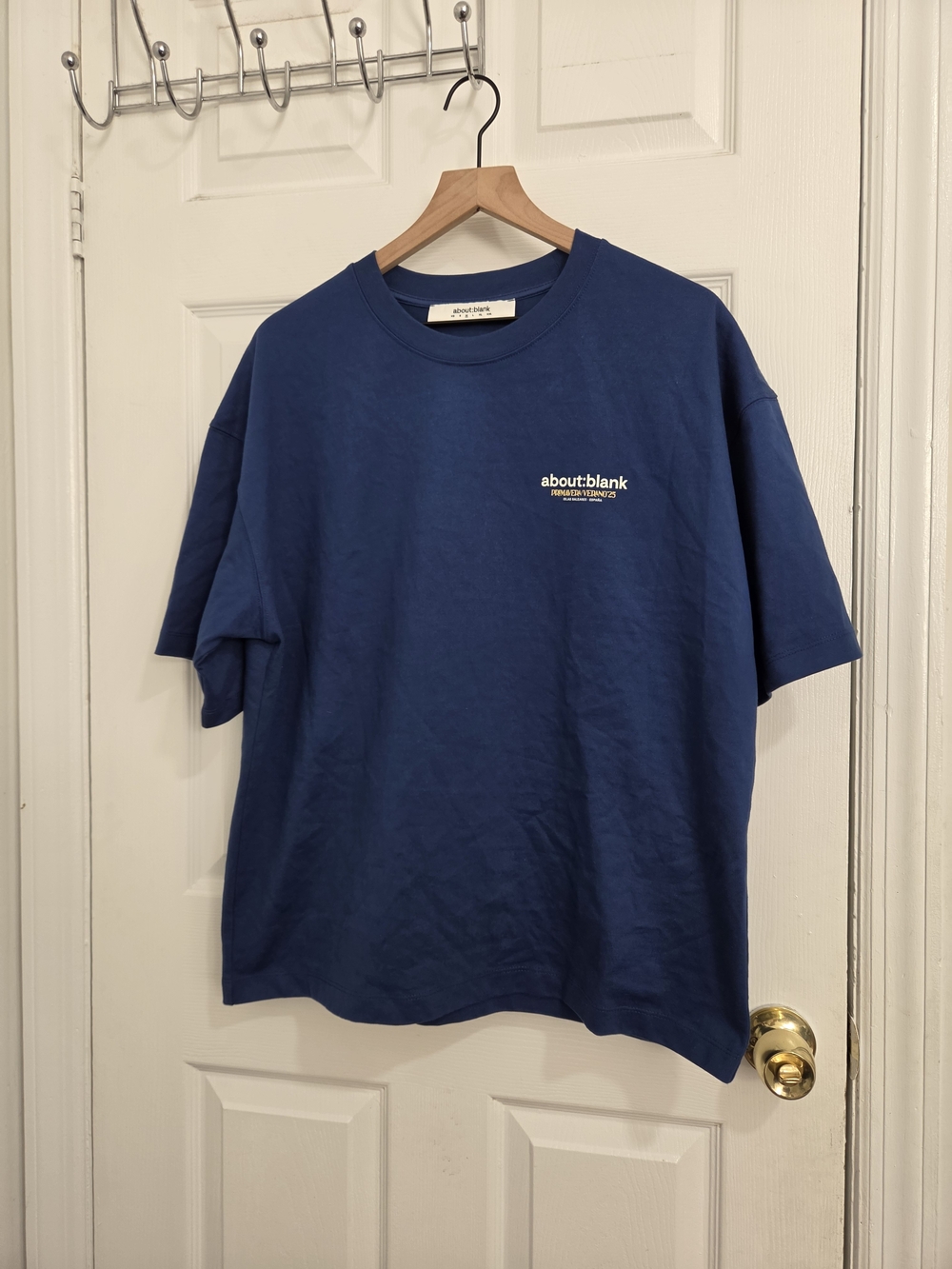 about:blank Shirt Men's Navy Graphic Tee
